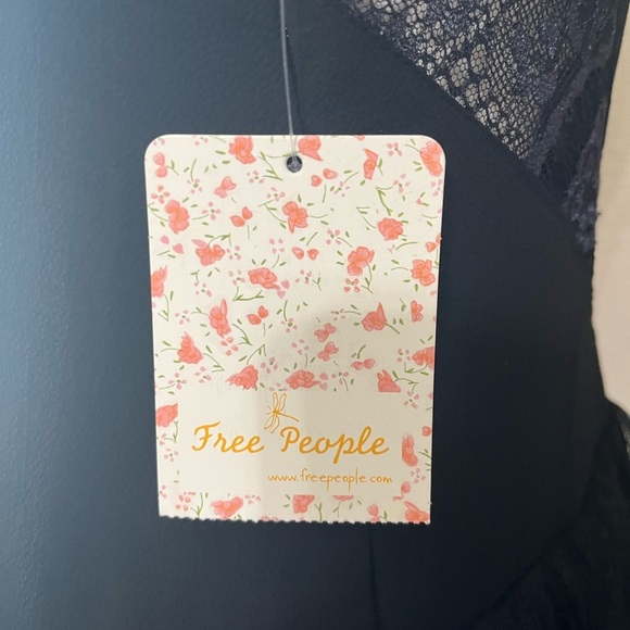 $250 dress Free People Black Label Black ‘Dove’ Ruffle Dress, NWT - Picture 6 of 10